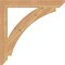 Ekena Millwork Thorton Slat Smooth Bracket, Western Red Cedar, 3 1/2"W x 32"D x 32"H BKT04X32X32THR06SWR - alternate 3